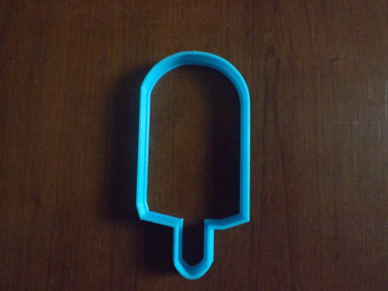 emporte pièce bâtonnet glacé imprimé 3D PLA 11 x 5,5 x 1 cm environ